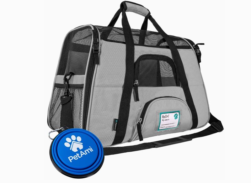 Sac de transport PetAmi Gris clair Grand