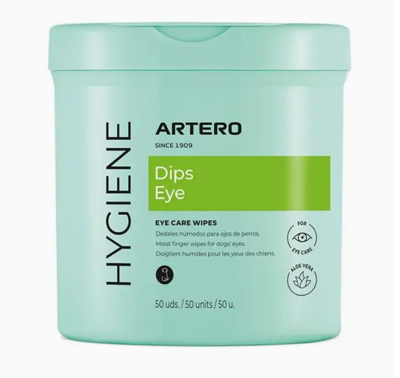 Protège-doigts nettoyants pour les yeux pour chiens et chats Artero