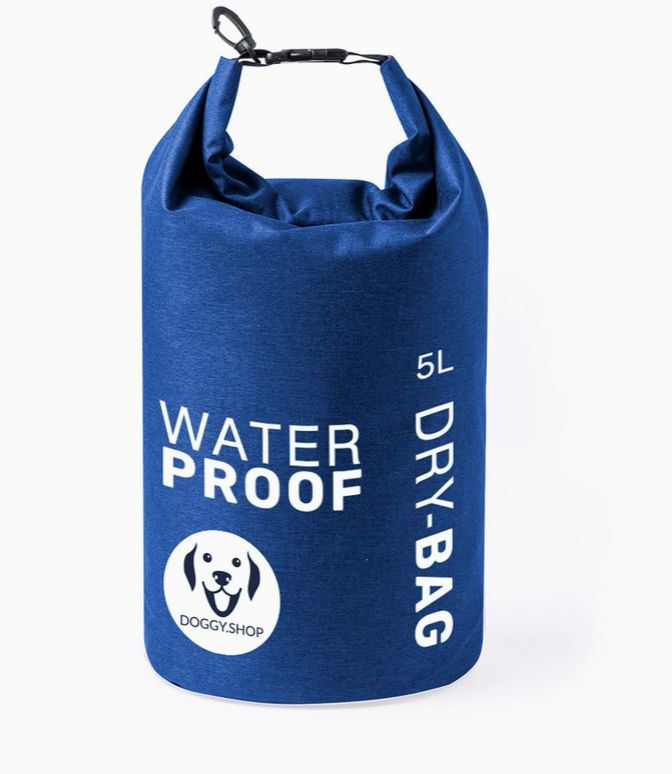 Sac étanche 5L pour aliments secs bleu