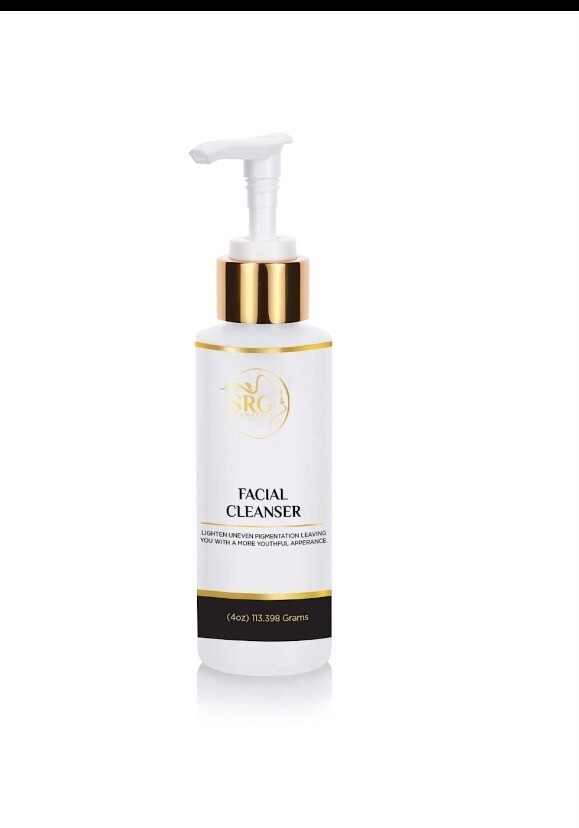 SRG brighten facial cleanser