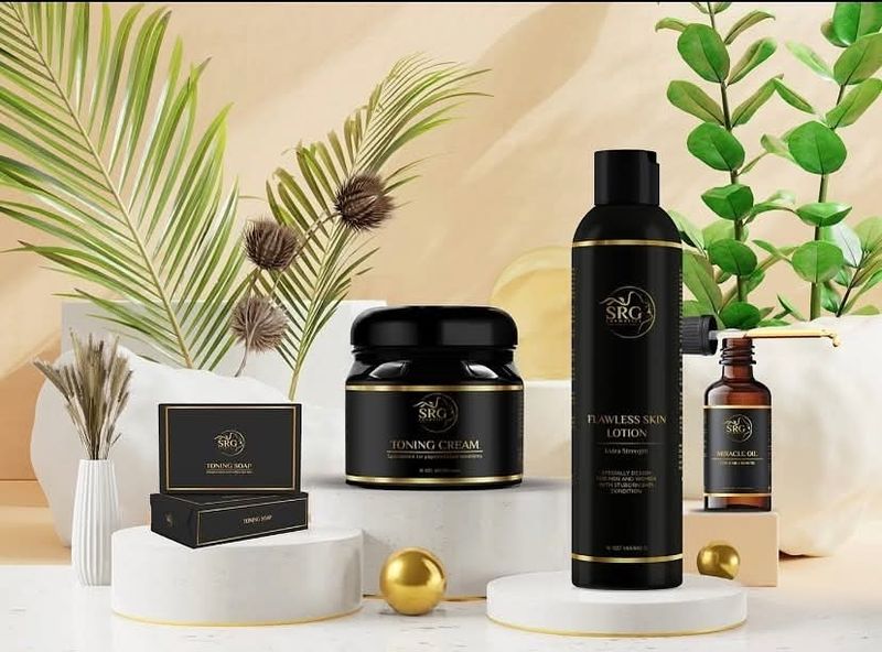 (Set of 4)Large toner / Soap/ Hair Growth oil