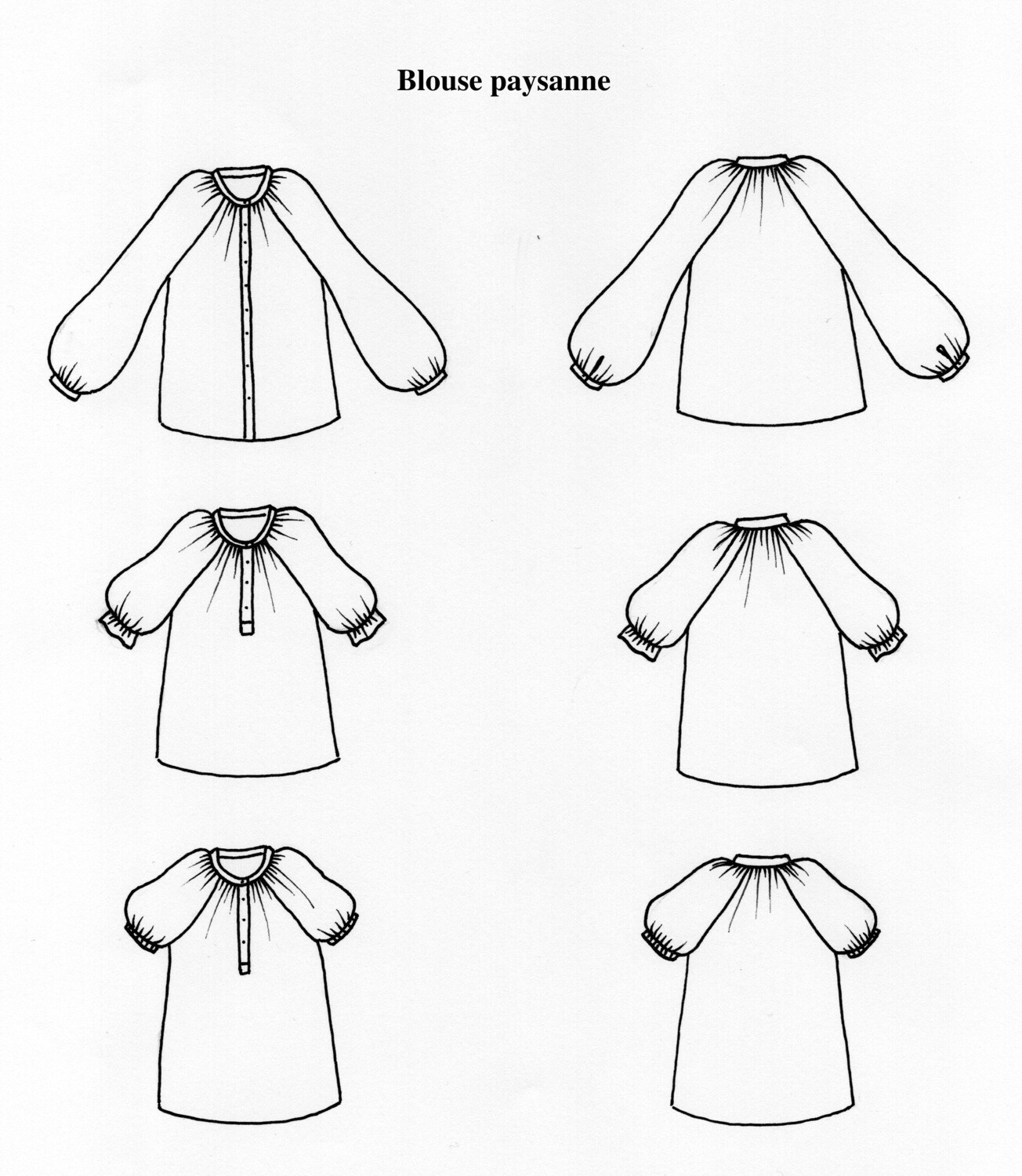 La blouse paysanne