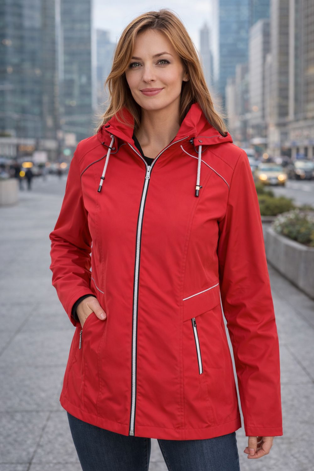 Kurtka Ela - kolor czerwony