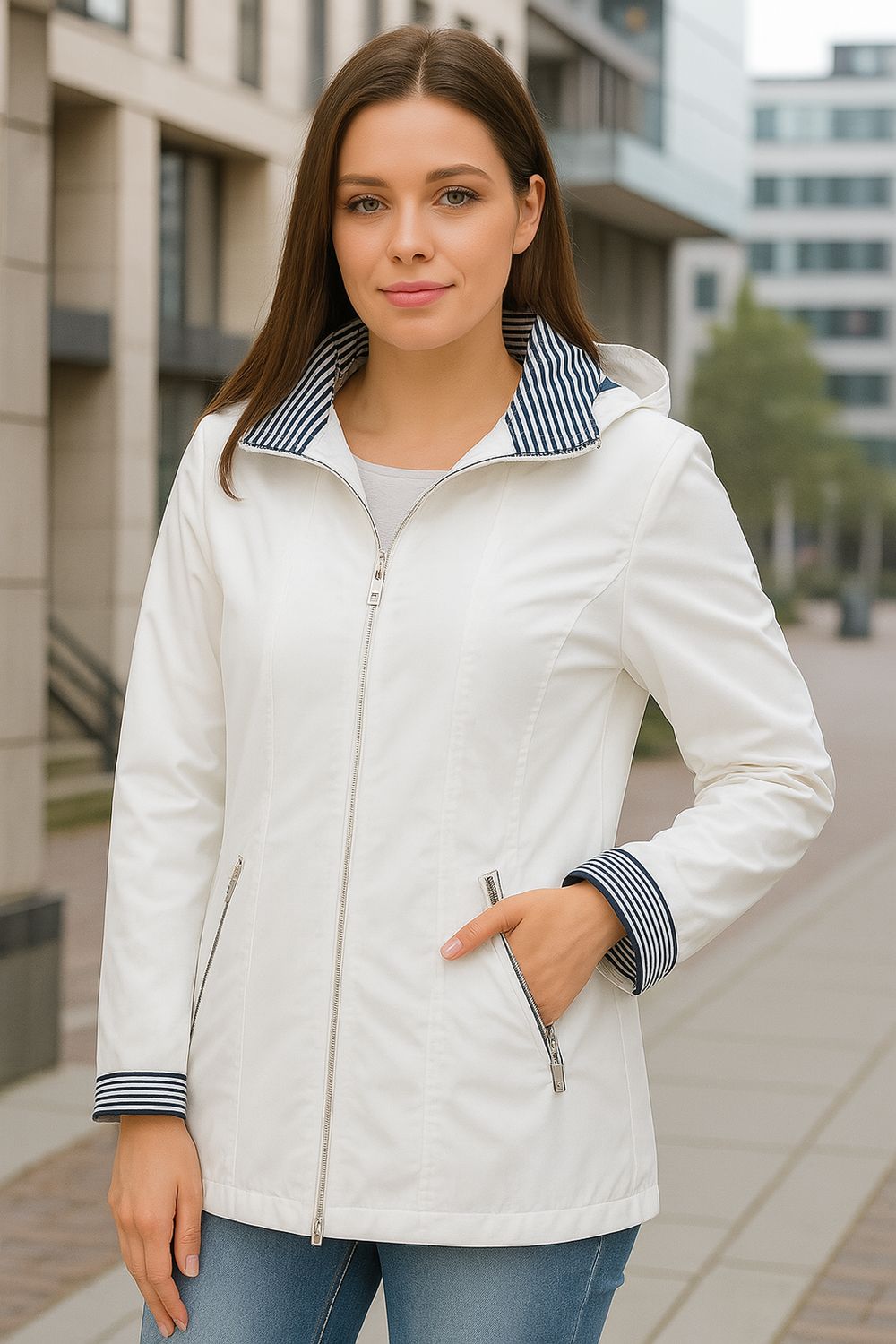 Kurtka Pola - kolor biały