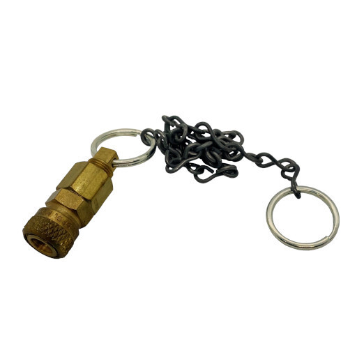 900-00-12 Stopper, With Chain, Valco Style