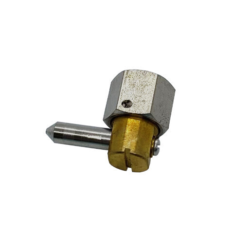 350-30-20HP : Nozzle, Right Angle, Extended Steel Hex, .020 Orifice