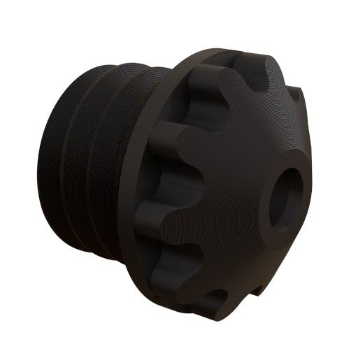 999-02-25-125 : Nozzle Tip, W&amp;D, Compensator, 0.125" Orifice (Printed)