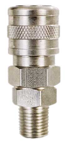 900-55-01 Female Swivel With Shut-Off, Stainless Steel