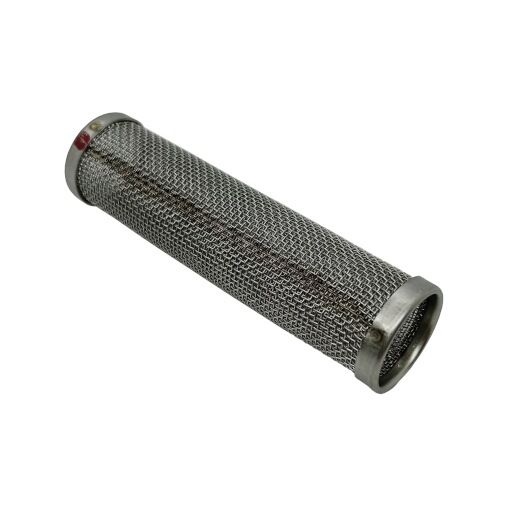 902-01-02  Filter Screen 30 mesh, 1 1/4" dia. x 4 3/4" long, 3/4" npt.