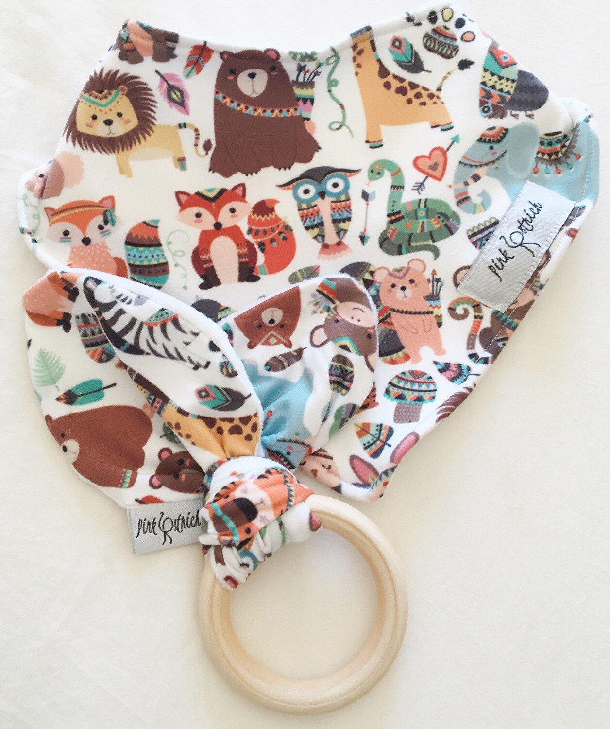 Bib and teether set - custom item