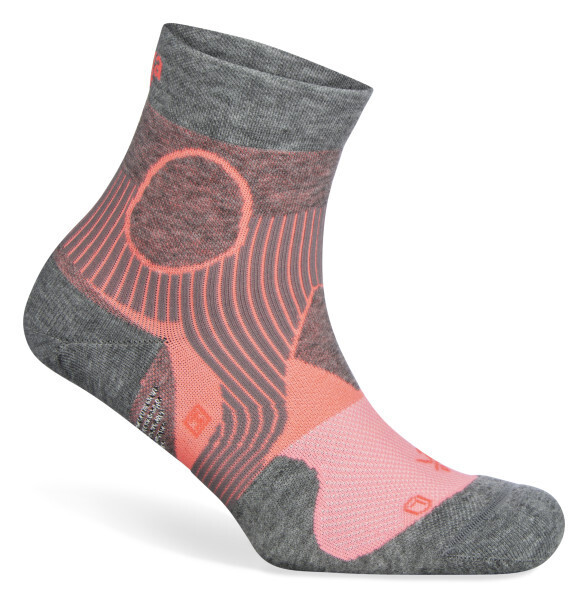 Balega Support Grey/Pink