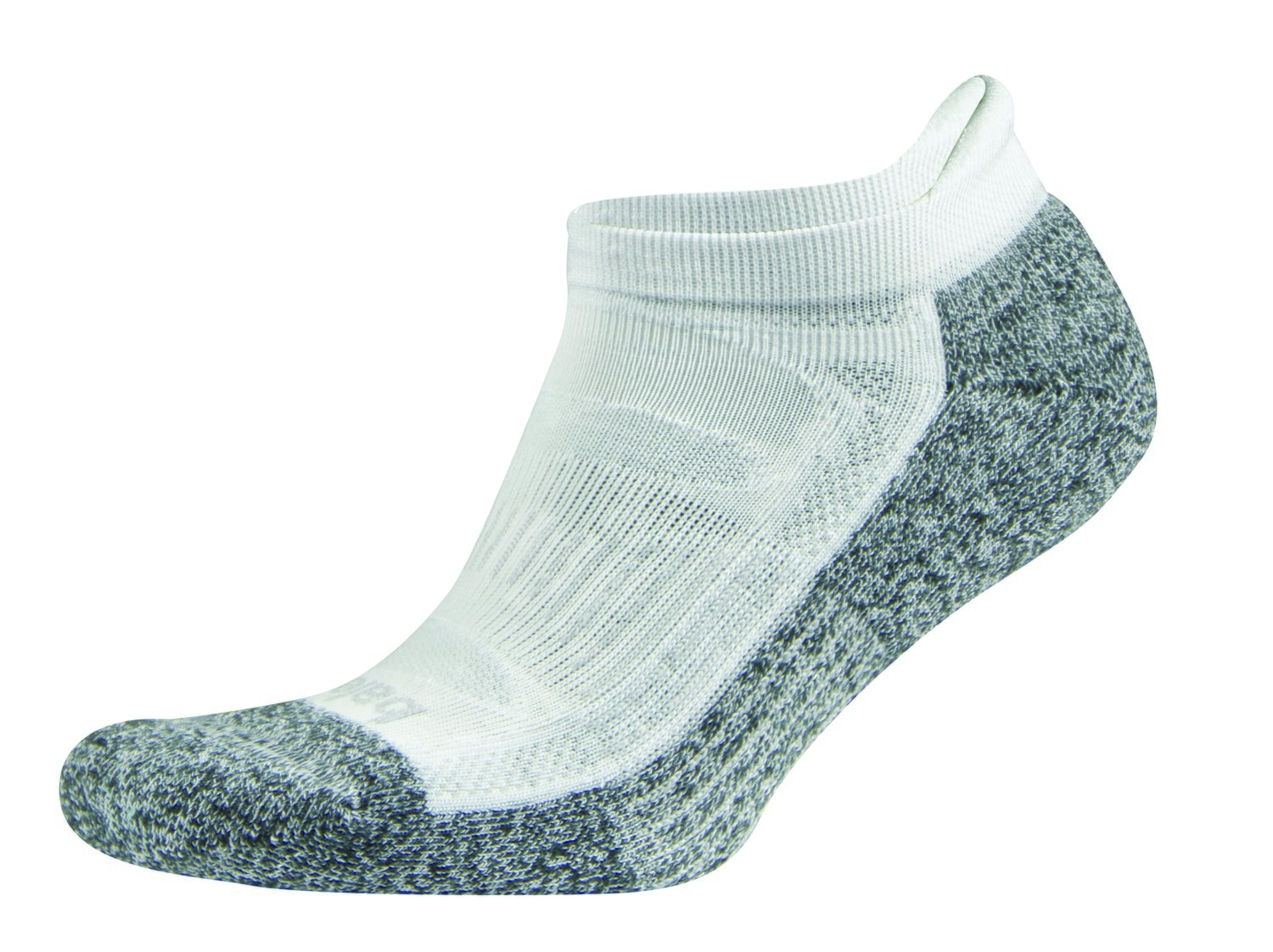 Blister Resist NoShow Sock White/Grey