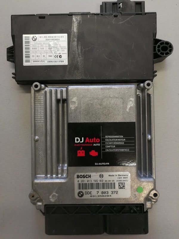 BMW Calculateur moteur + CAS 3 Bosch Siemens EDC16C35 0 281 013 502 BMW Calculateur moteur + CAS 3 Bosch Siemens EDC16C35 0 281 013 502