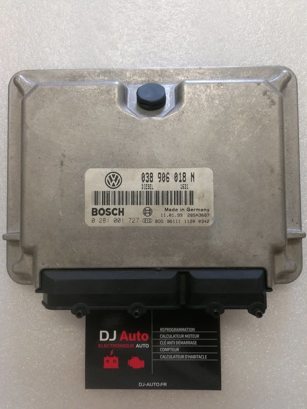 Volkswagen Calculateur moteur 1.9 TDI Bosch 038906018N - 0281001727