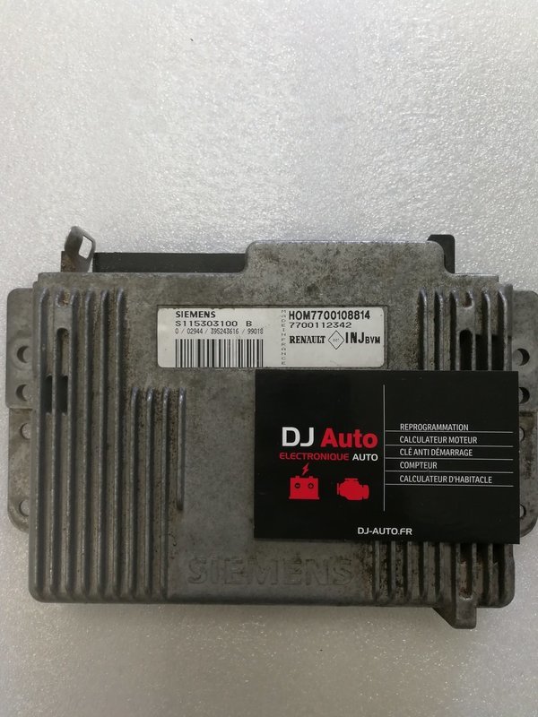 Renault Calculateur moteur Clio 1.4 Siemens S115303100 B 7700112342