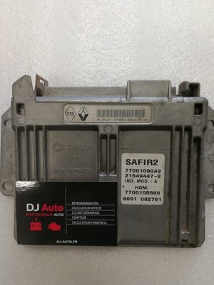 Renault Calculateur moteur SAGEM SAFIR 2 7700109049 - HOM 7700105560