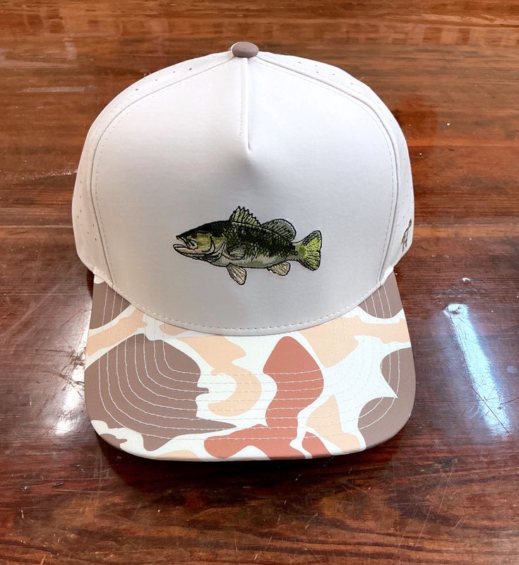 Camo Ball Cap-Fish