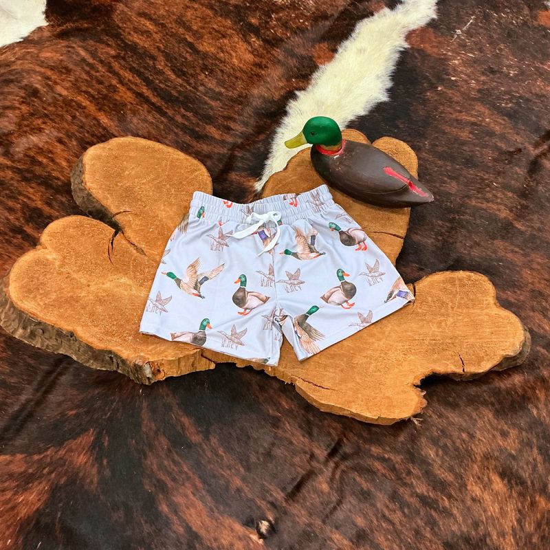 Boys Swim Trunks-Ducks