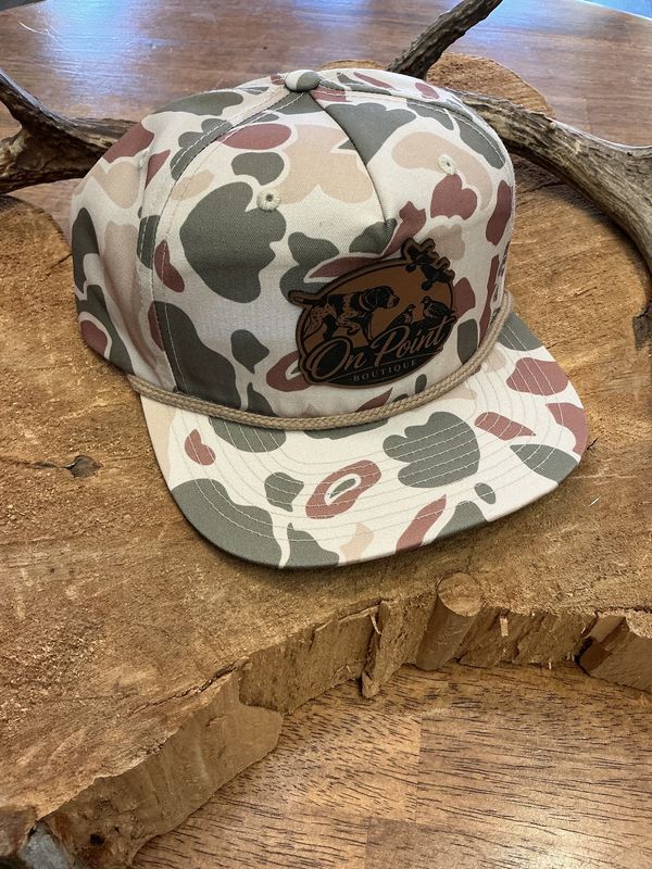 On Point Boutique-Camo/Rope 4 Ball Cap