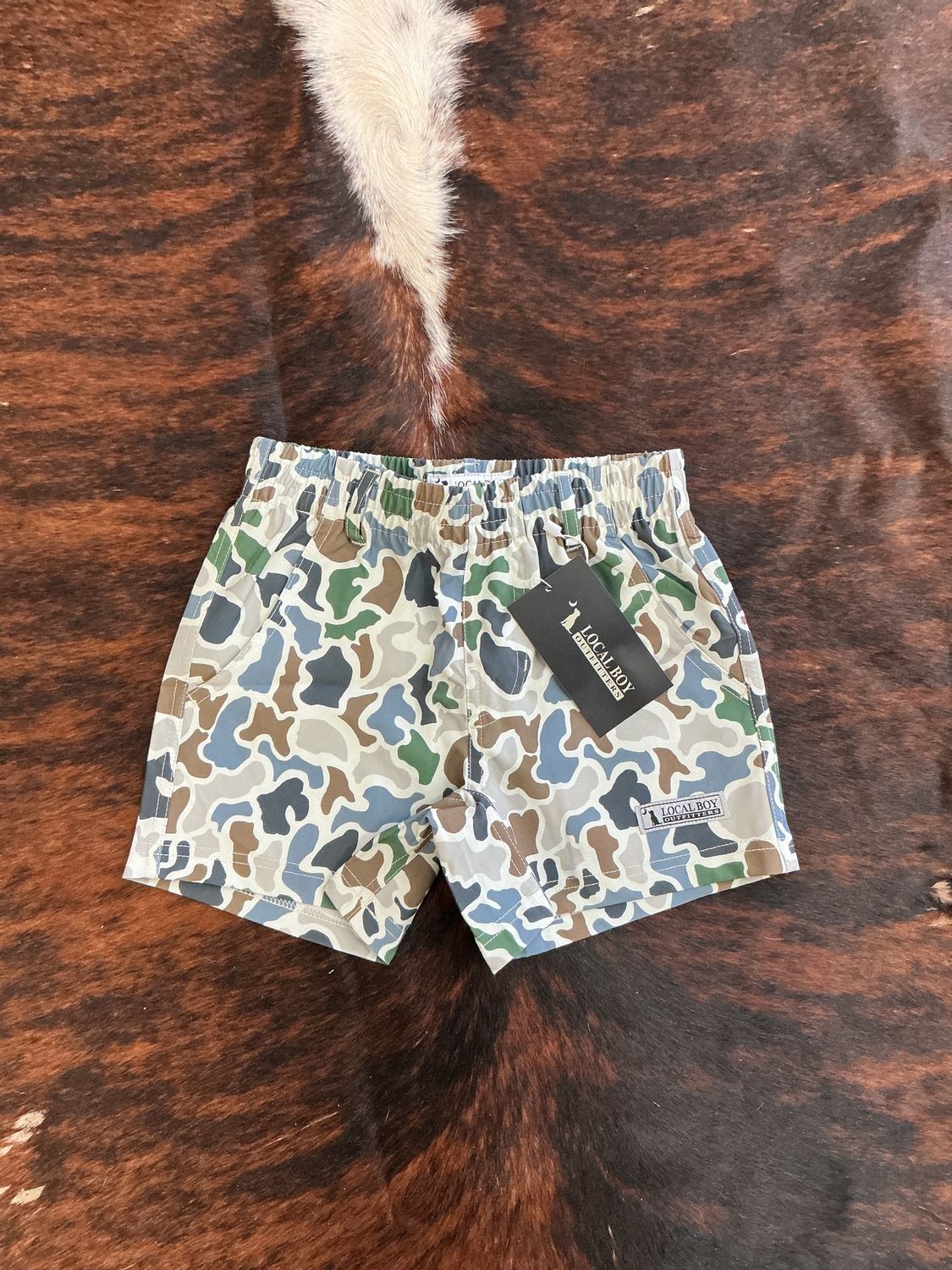 Boys Toddler Volley Shorts-Camo