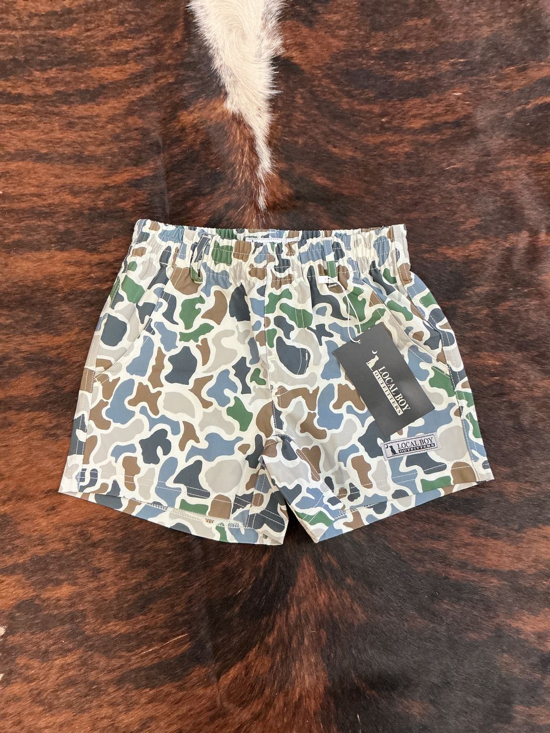 Boys Youth Volley Shorts - Camo