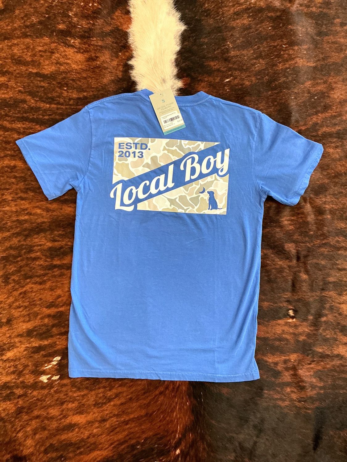 Men’s Camo Flag Saltwater-Marina SS Tee