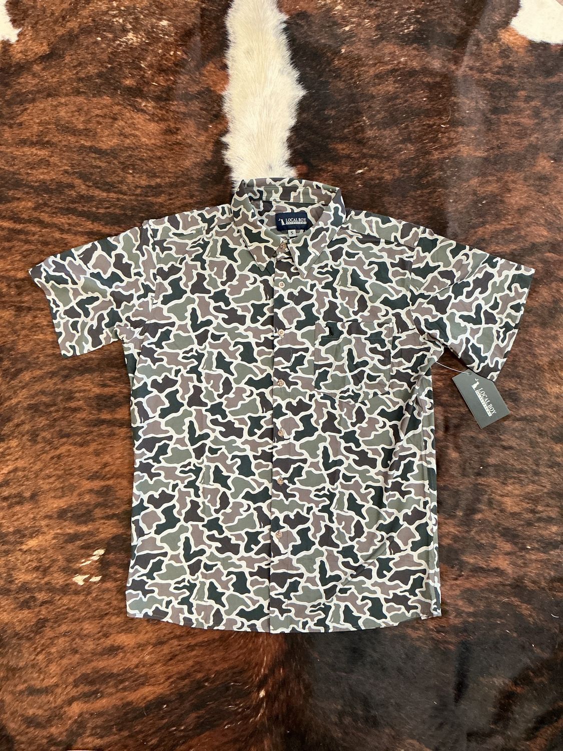 Lowcountry Button Down-Camo