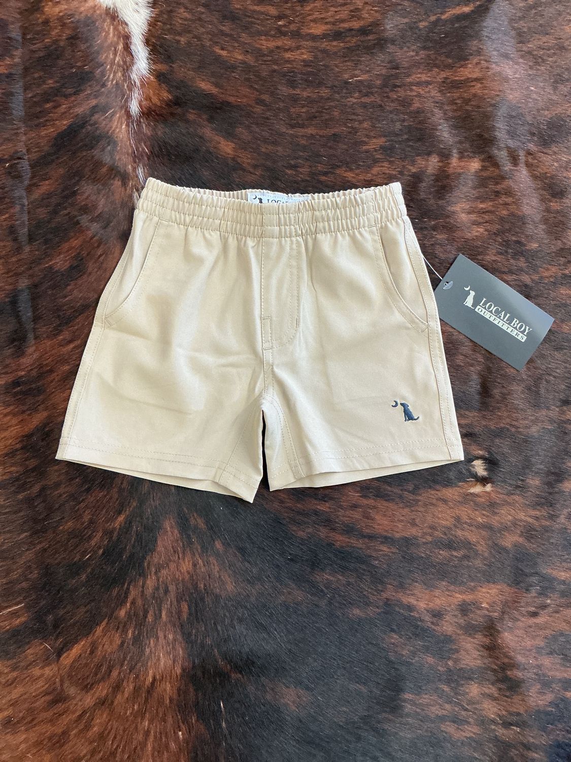 Boys Toddler Volley Shorts-Khaki