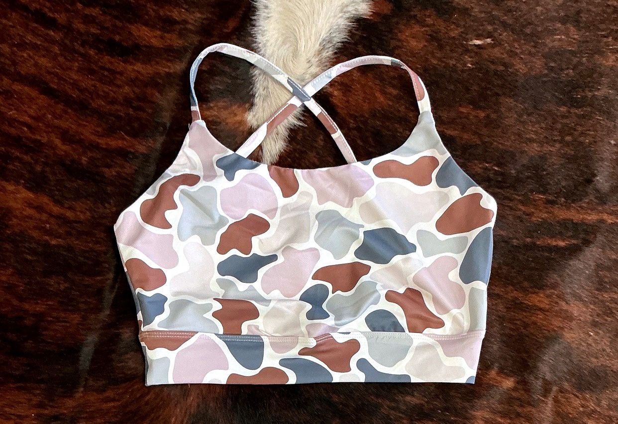 Women’s Camo Athletic Cropped Tank