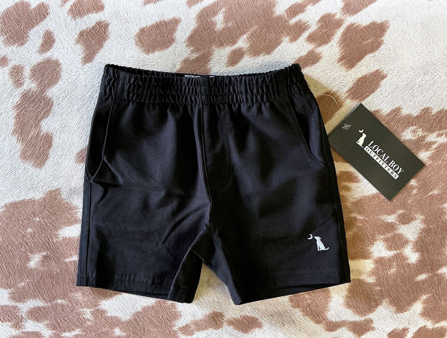 Boys Toddler Volley Shorts-Black