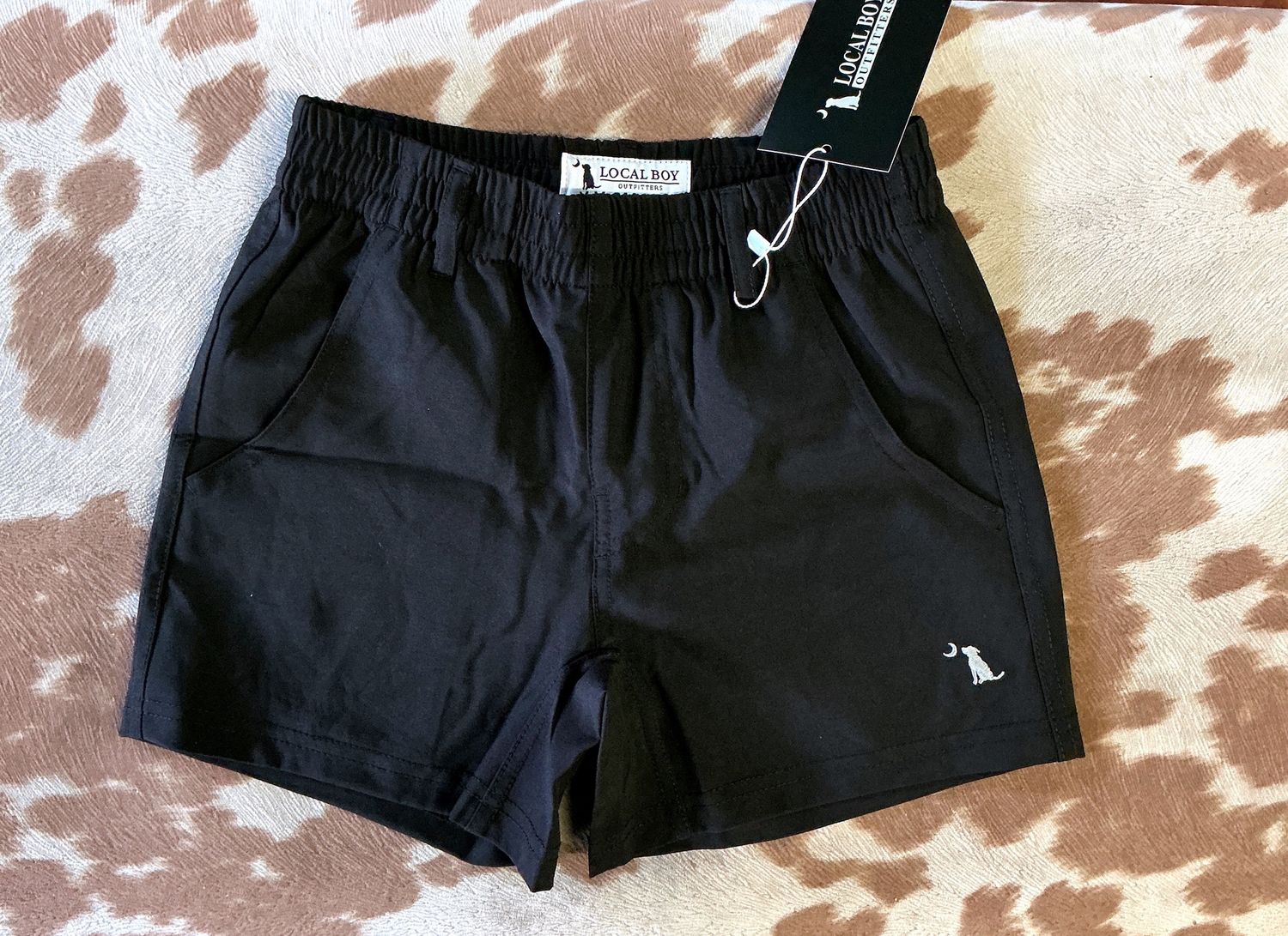 Boy's Youth Volley Shorts-Black