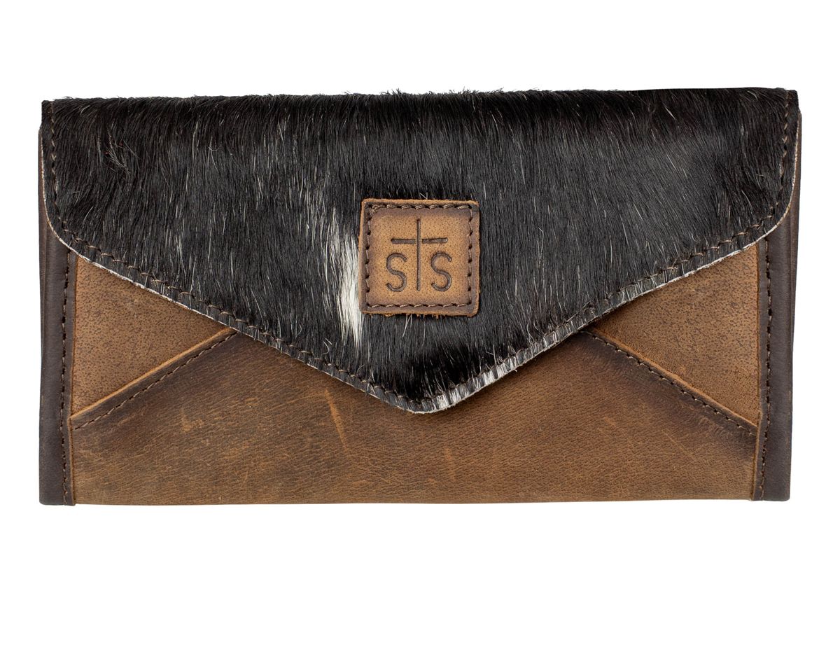 STS Cowhide Envelope Style Wallet