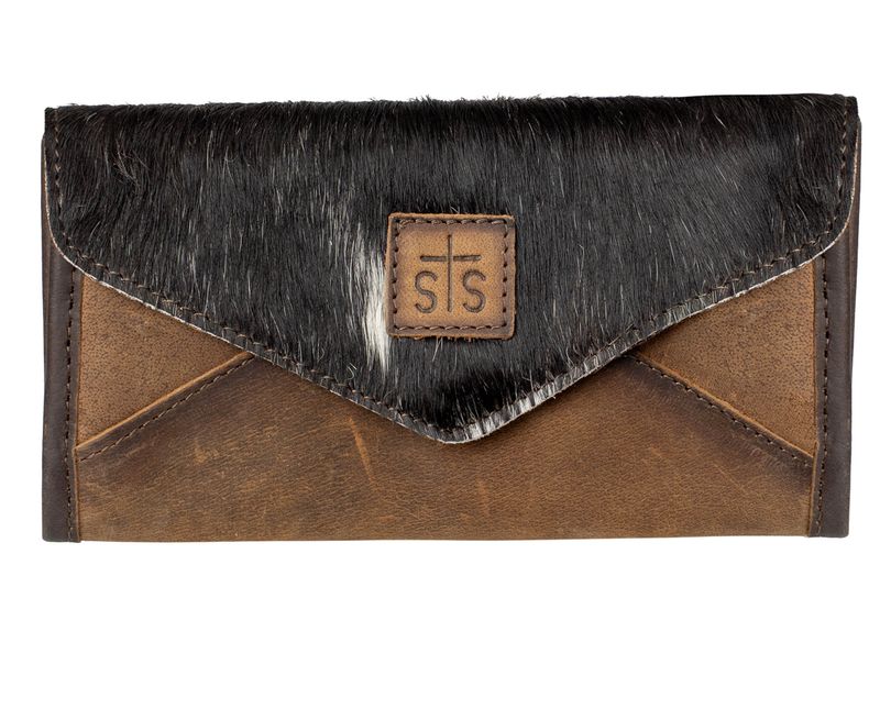 STS Cowhide Envelope Style Wallet