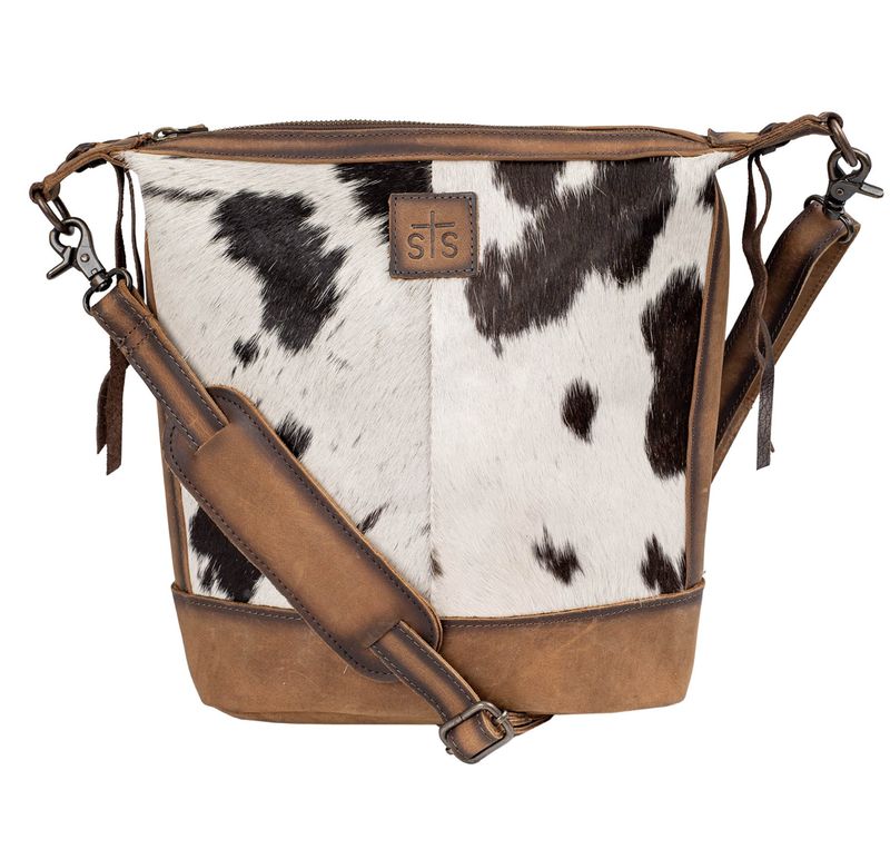 STS Cowhide Mail Crossbody Purse