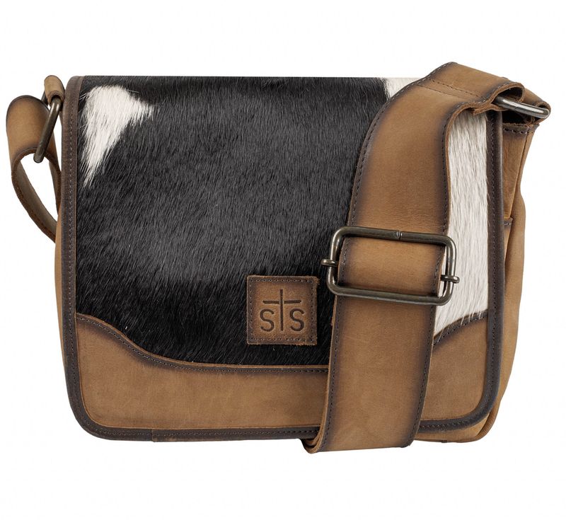 Cowhide Della Crossbody Purse