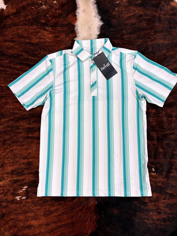 Men’s Ferrell SS Pearl Snap Polo-The Tristan