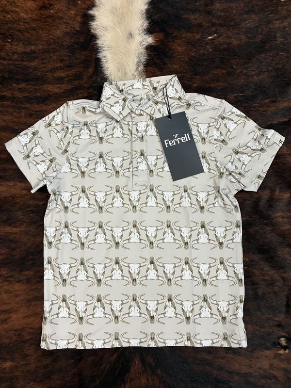 Youth Ferrell Pearl Snap Polo- The Ranger