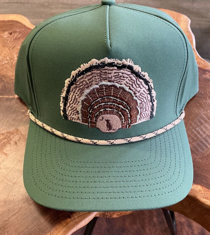 Turkey Mount Rope Ball Cap-Green