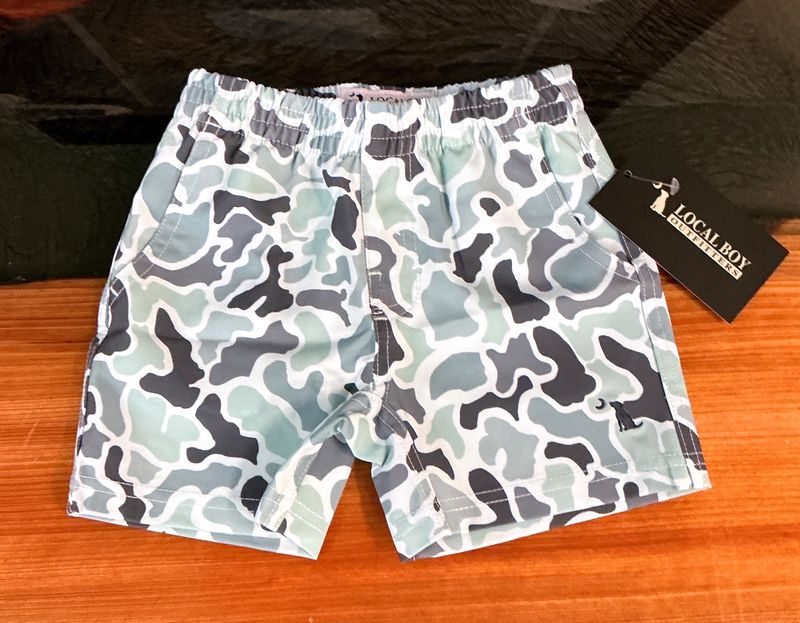 Toddler Volley Shorts-Saltwater Camo
