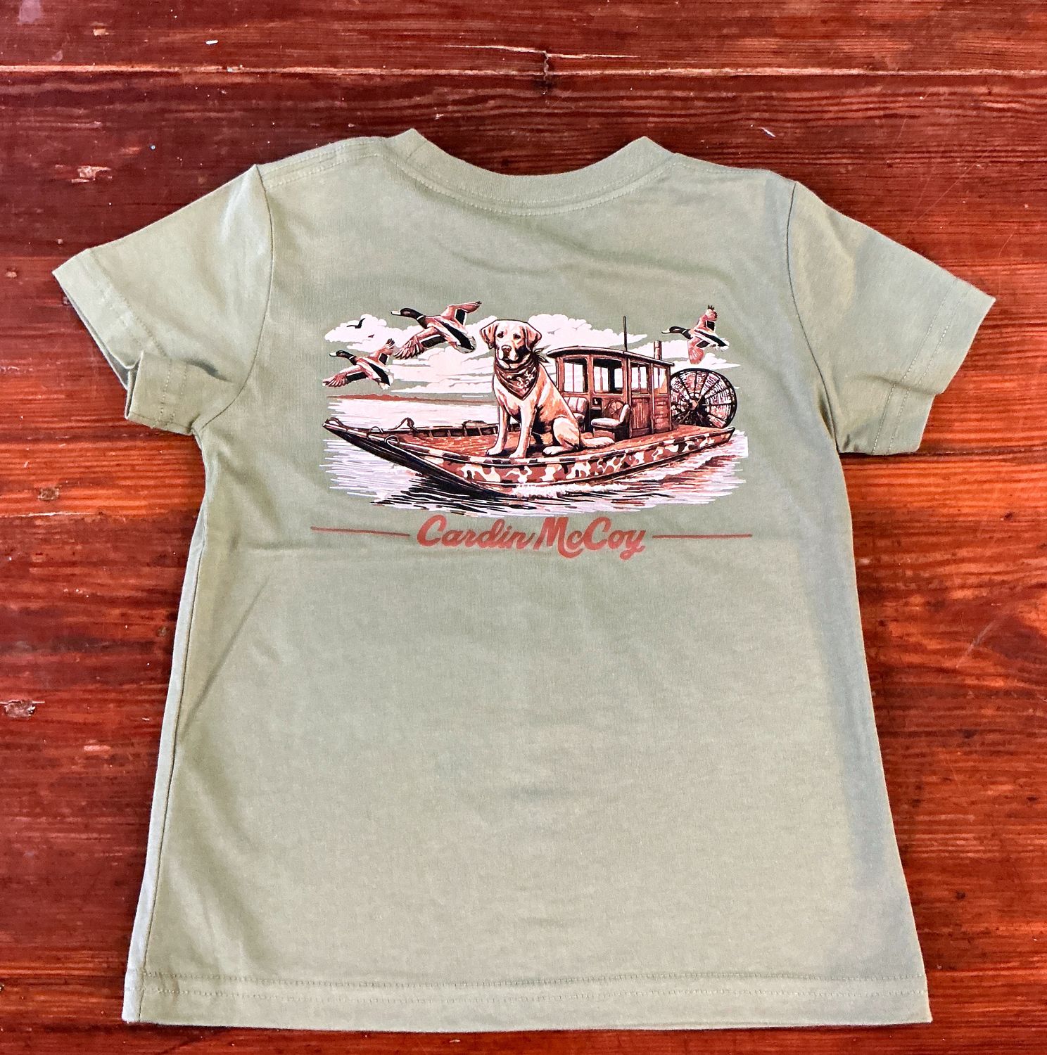 Cardin McCoy-Lab/Duck Boat