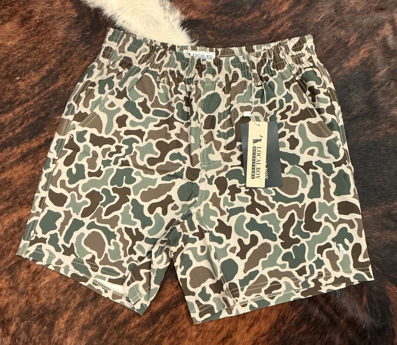 Men's Volley Shorts-LF Forest Camo