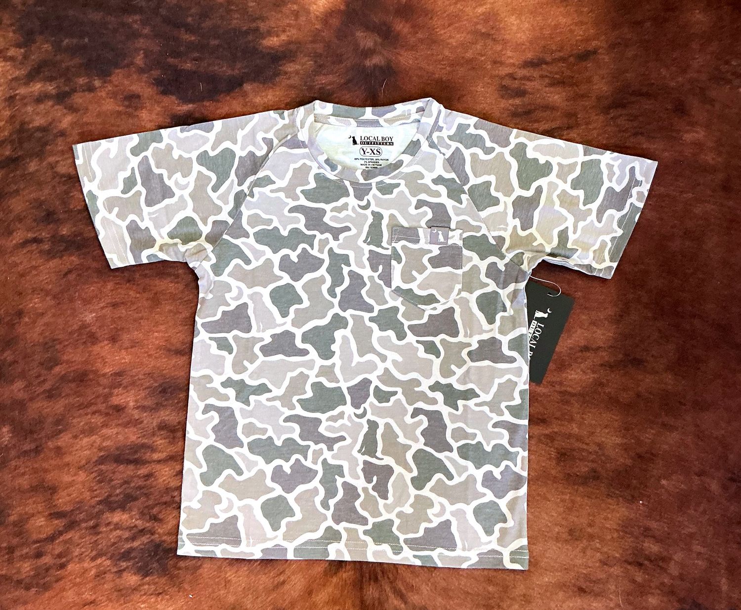 Youth SS HB Crew Dri-FIT-Dog &amp; Moon Camo