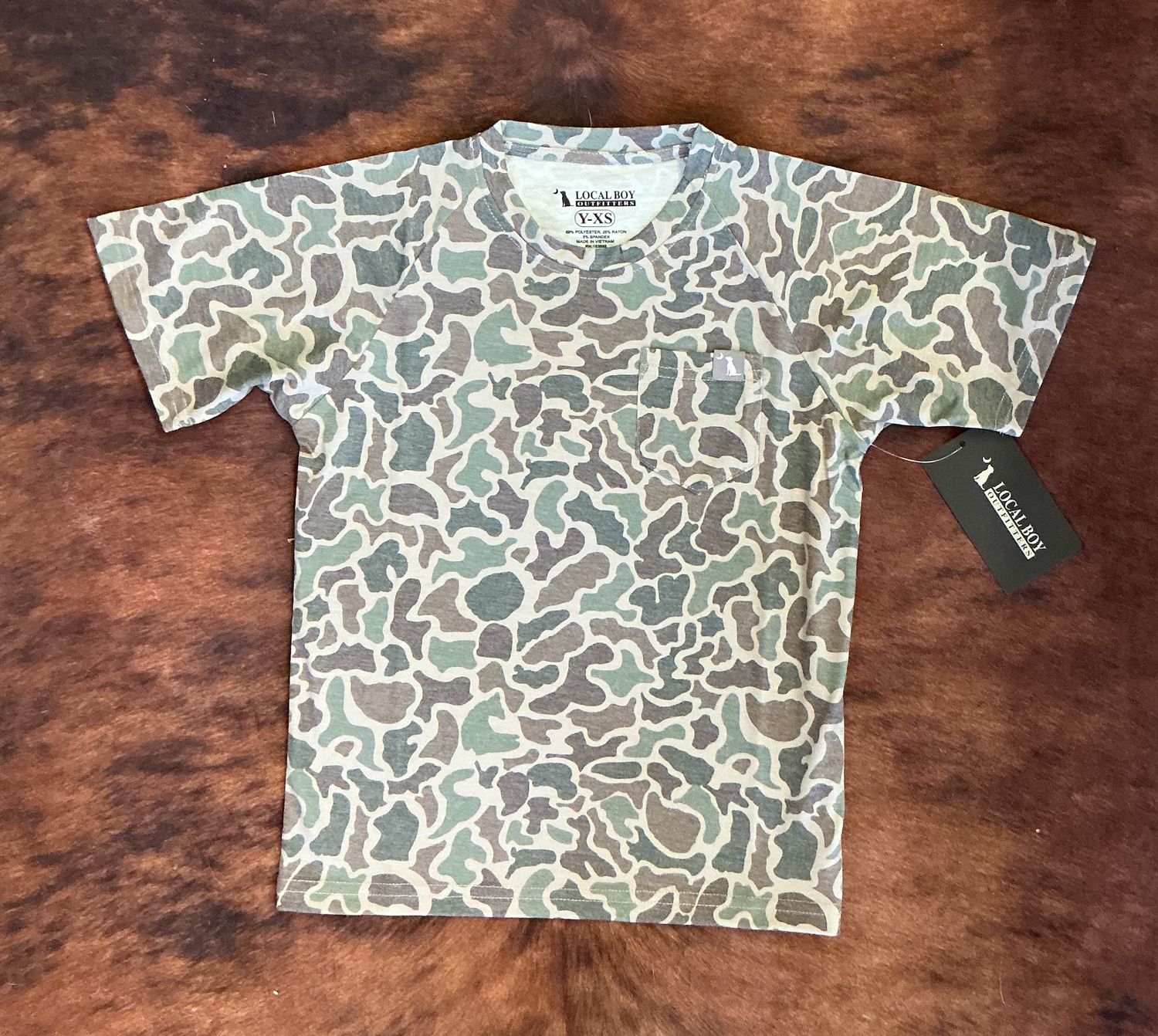 Youth SS HB Crew Dri-FIT-Forest Camo