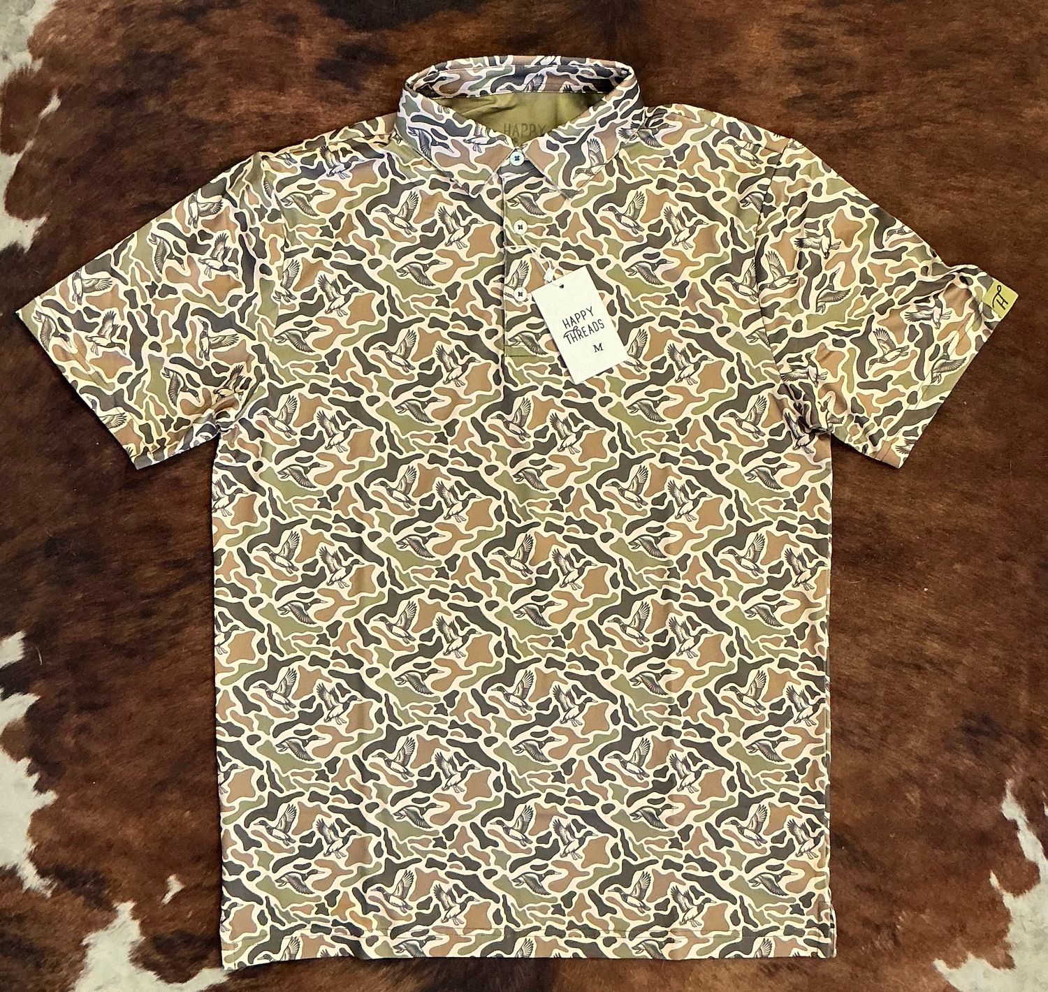 Men’s Performance Polo- Camo/Duck