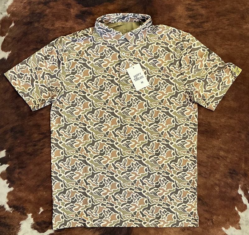 Men’s Performance Polo- Camo/Duck