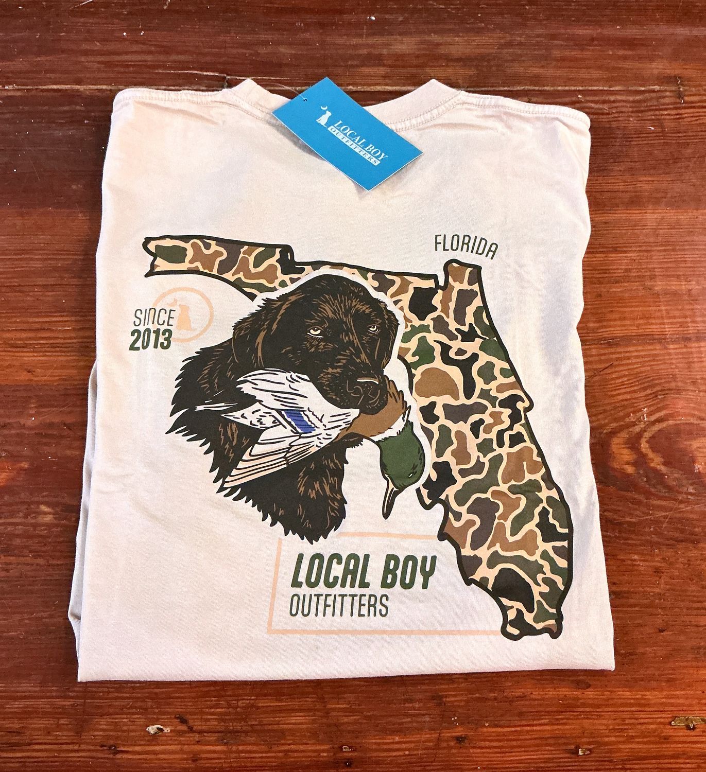 Local boy old school retriever FL SS Tee