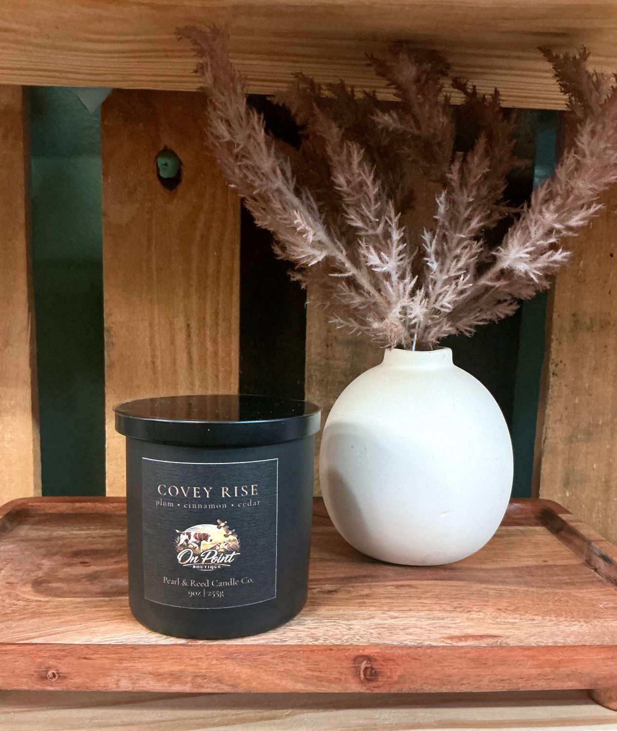 Candle- Covey Rise (plum-cinnamon-cedar)