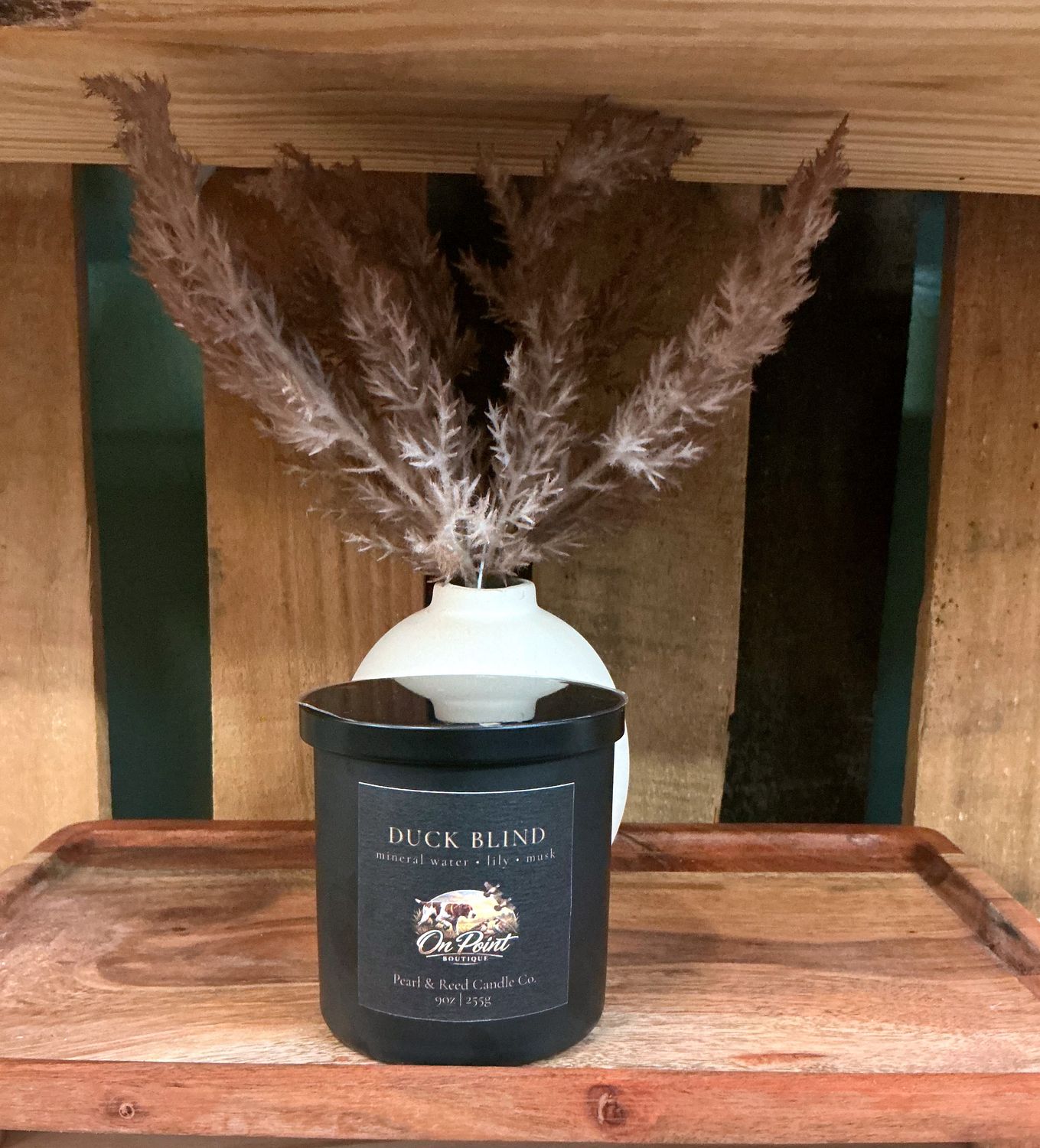 Candle-Duck Blind (mineral water-lily-musk)