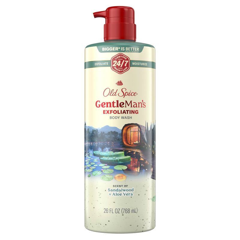 Old Spice Exfoliating Sandalwood + Aloe Vera