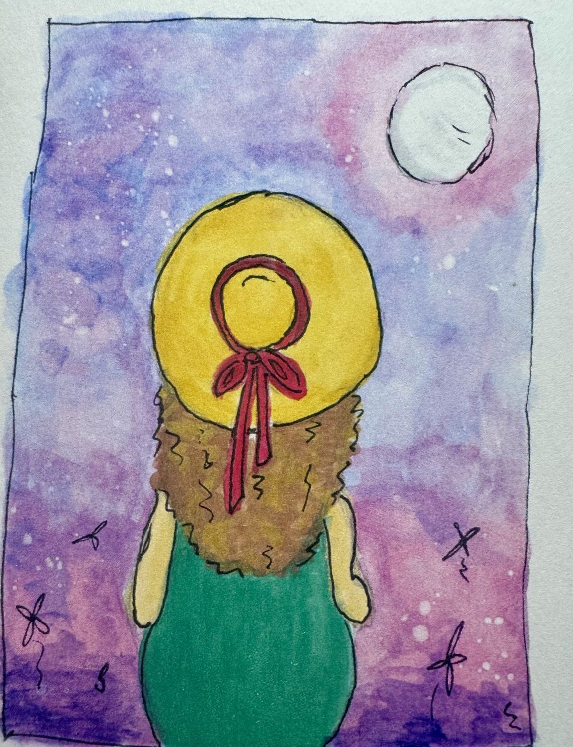 Woman In Moonlight